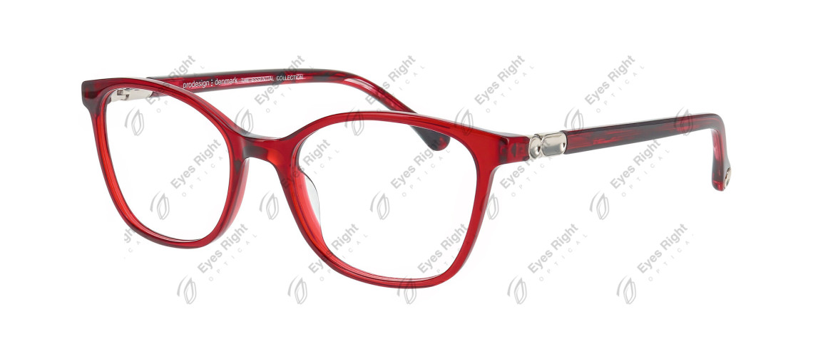 Cleo 1 50/17 4025 Red Medium Transparent